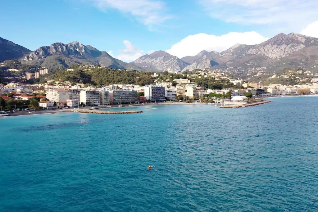 06B - Beautiful 2 Rooms With Terrace Sea View Roquebrune-Cap-Martin Exterior photo